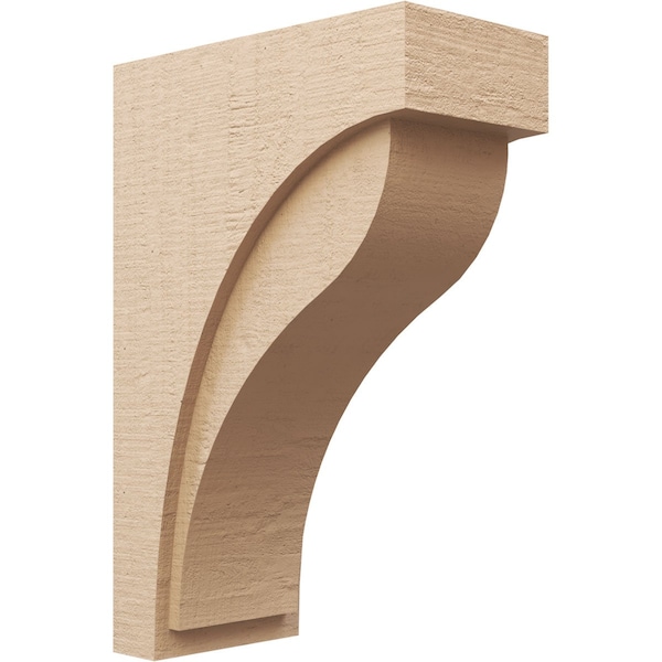 Ekena Millwork 11"W x 22"D x 33"H Classic Helena Rough Cedar Woodgrain TimberThane Corbel, Primed Tan CORUR11X22X33HELRCPR - main
